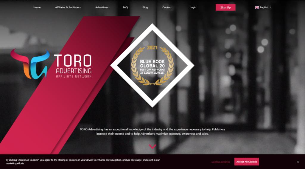 toro Affiliate network, best CPA Network,