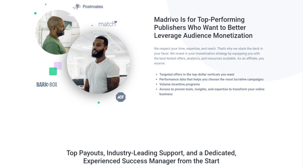 madrivo clickdealer Affiliate network, best CPA Network,
