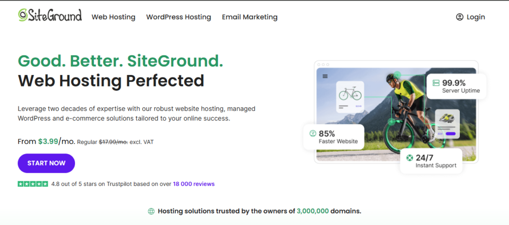 Top Hosting Affiliate Programs with High Payouts - SiteGround