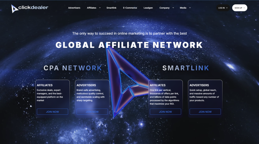 clickdealer Affiliate network, best CPA Network,