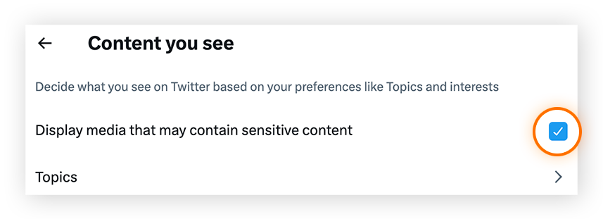 How to Disable the Sensitive Content on Twitter