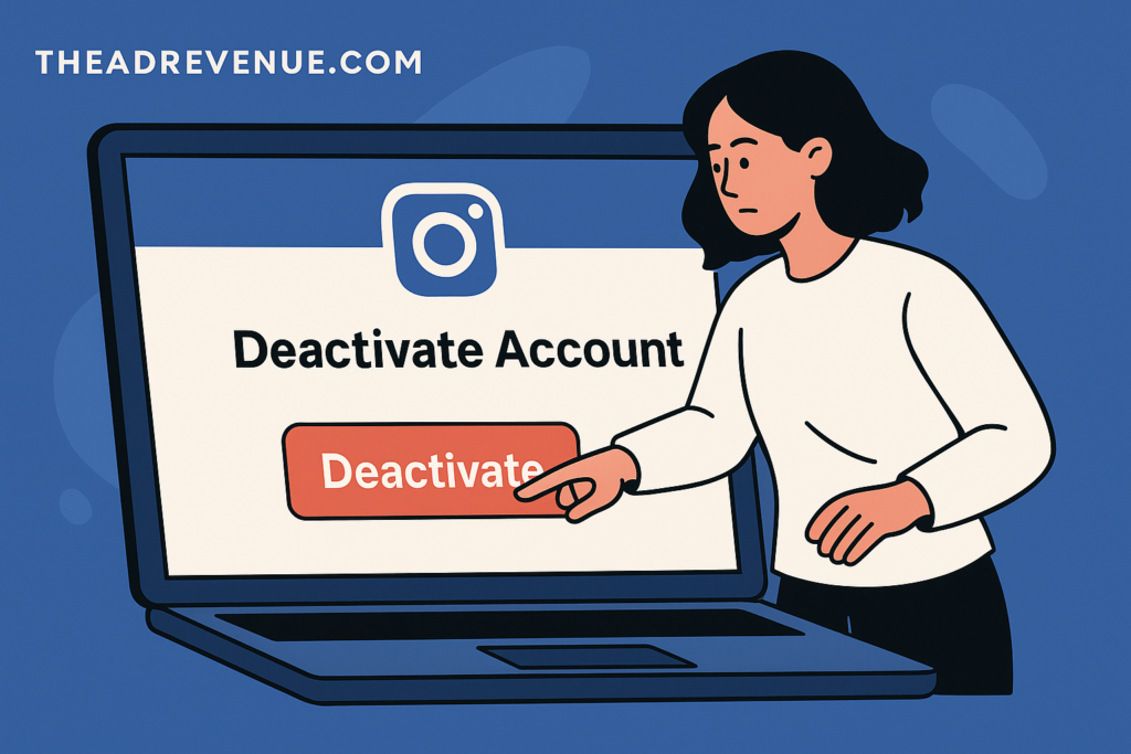 Illustration of Instagram Account Deactivation