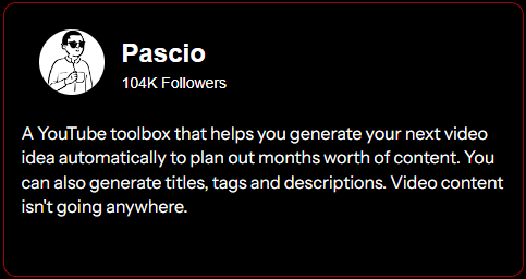 YouTuber Pascio's Tube Magic Review (104k Subs)